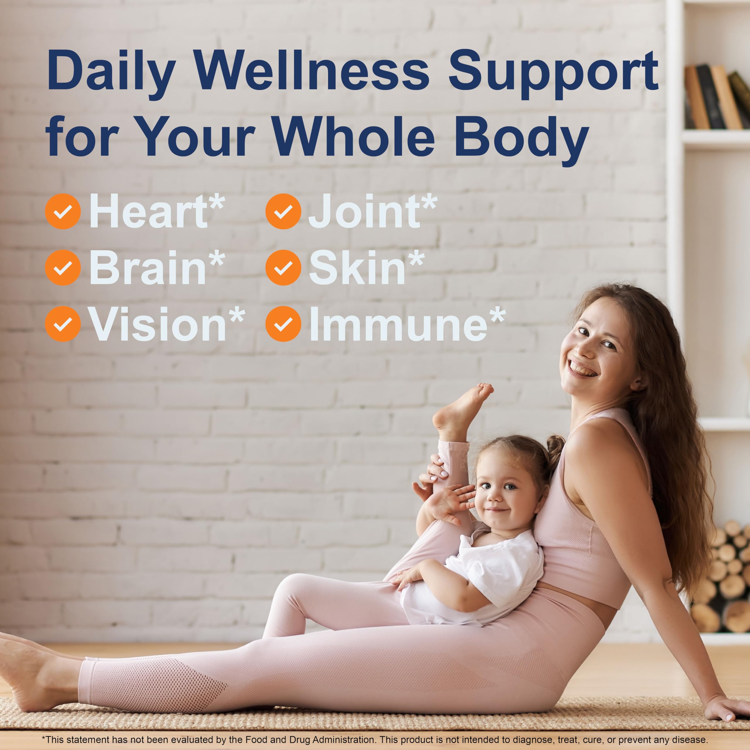 Pouring Carlson Elite Omega-3 Gems bottle shows convenient daily dose