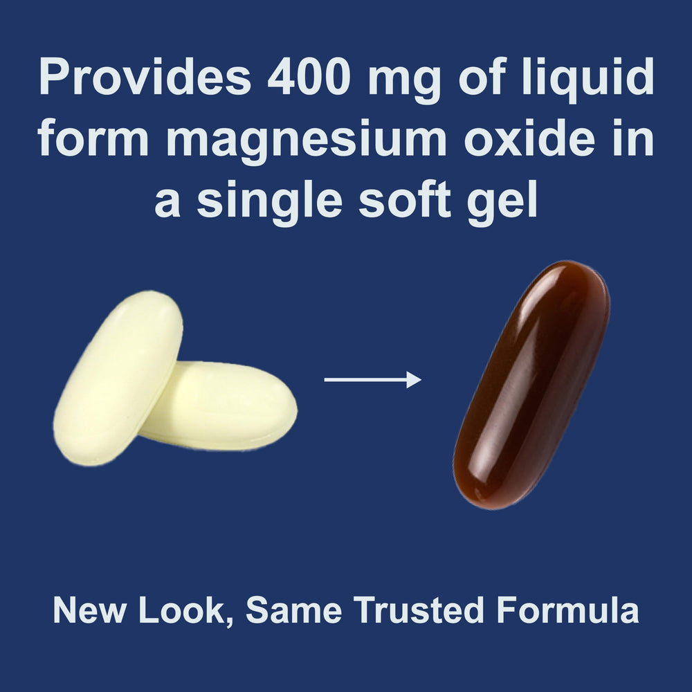 Pouring Carlson Magnesium Gels from bottle into a glass