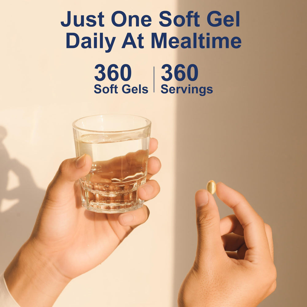 Carlson Vitamin D3 2000 IU bottle on table for wellness routine