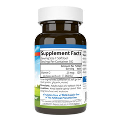 Pouring Carlson Vitamin D3 softgels illustrates easy daily intake.