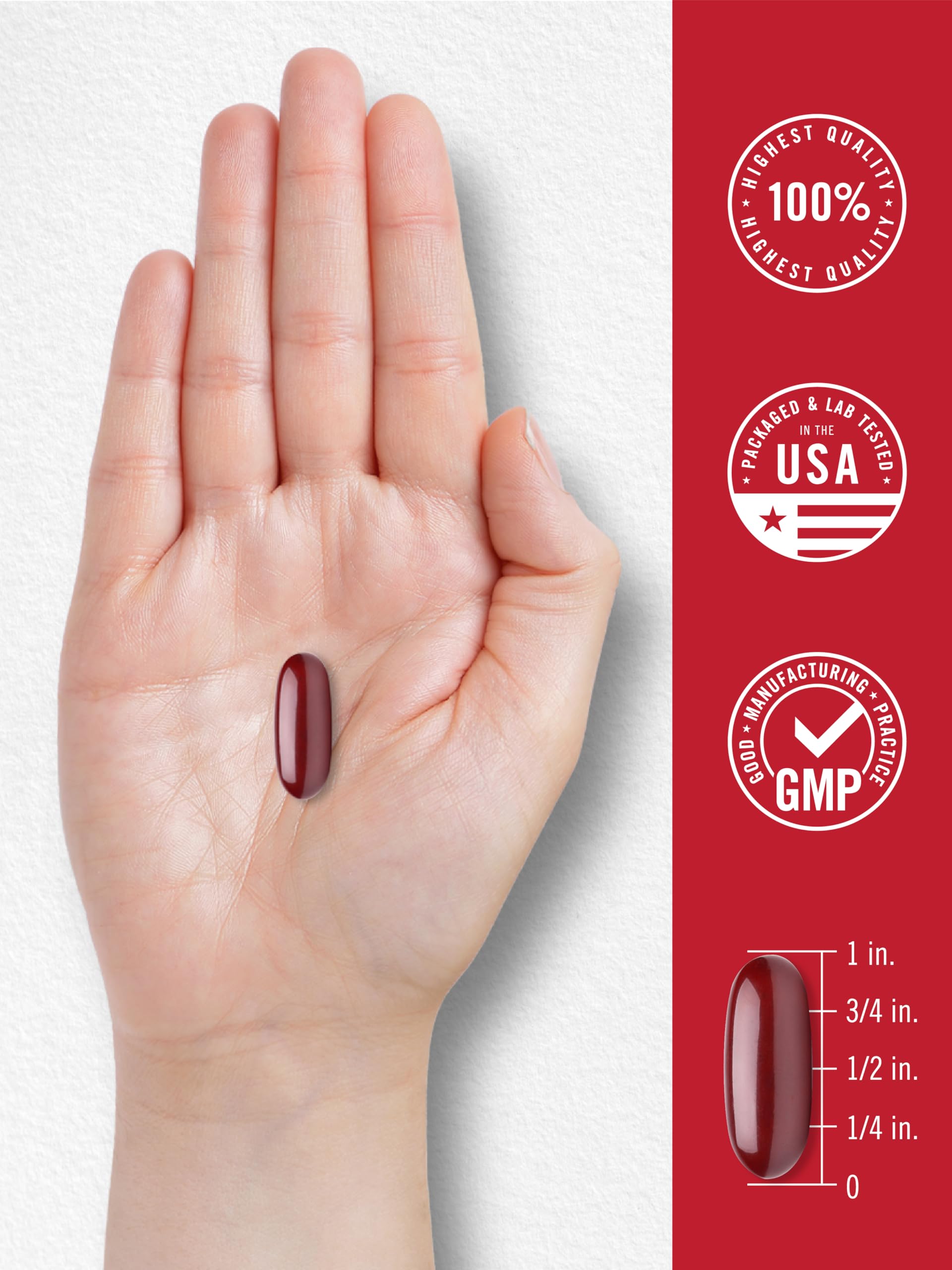 Carlyle Antarctic Krill Oil bottle highlights Astaxanthin.