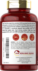 Carlyle Antarctic Krill Oil lab-tested label signals purity.