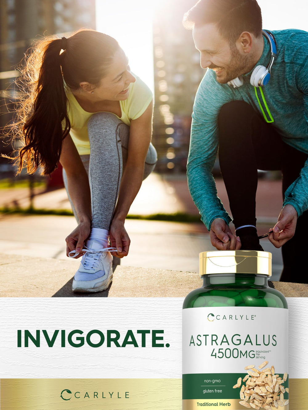 Carlyle Astragalus Root Capsules packshot with 150 count