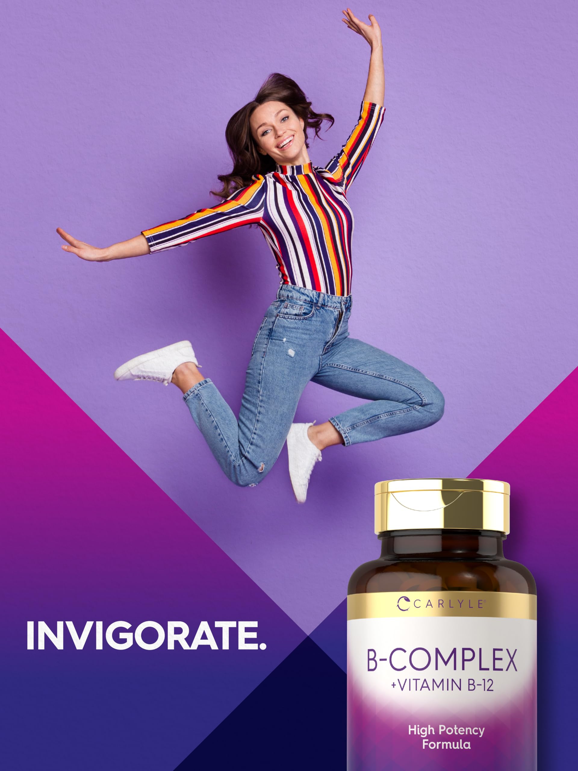 Carlyle B-Complex with papaya enzyme note on packaging.