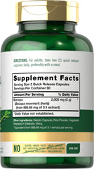 Carlyle Bacopa Monnieri label close-up highlighting gluten-free formula