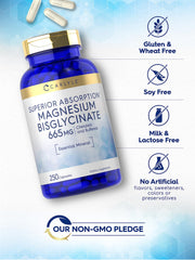 Carlyle Chelated mineral packaging showcases gluten-free, non-GMO supplement for daily use.