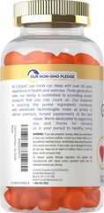 Carlyle CoQ10 gummies serving scoop showing 200 mg per serving.
