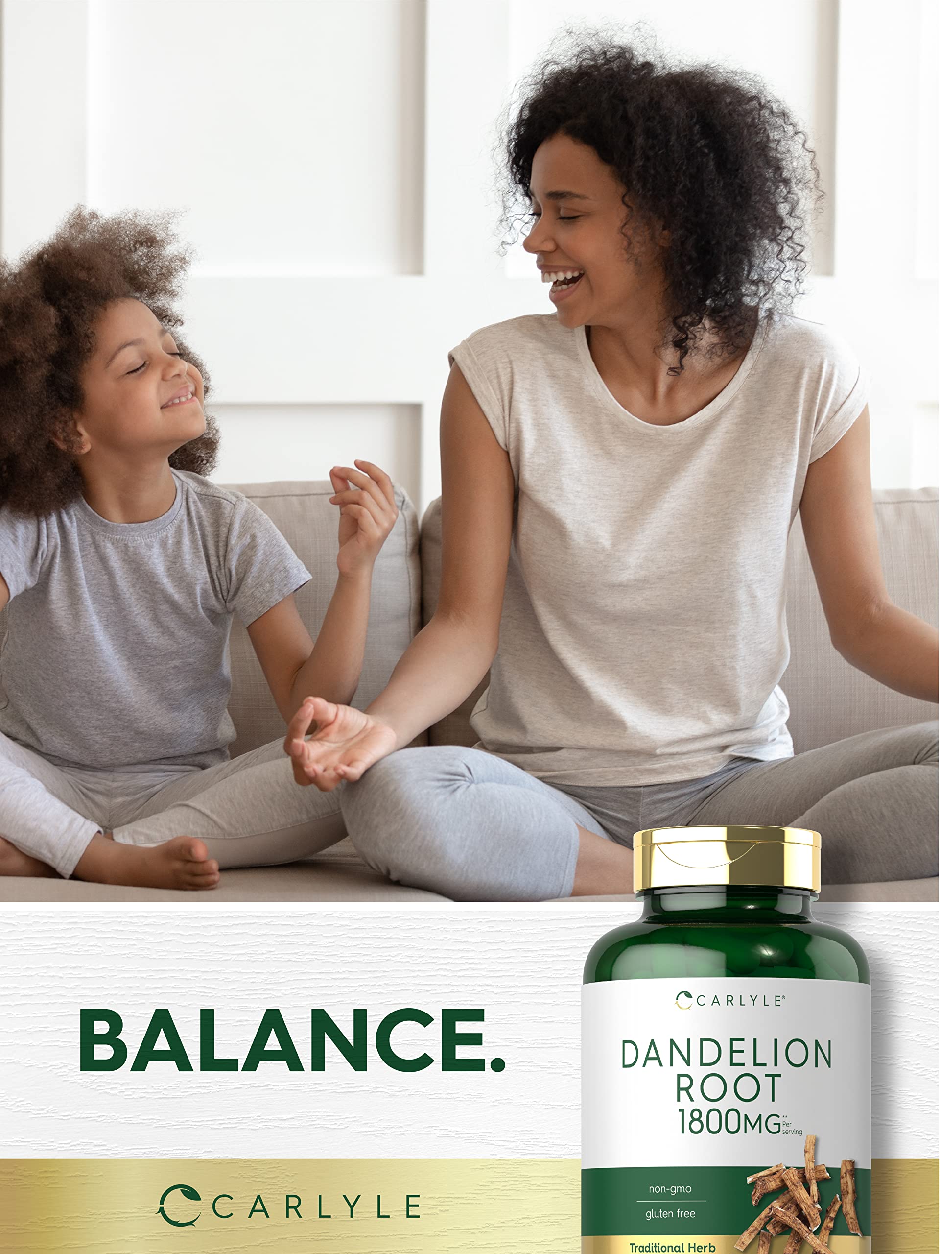 Carlyle Dandelion Root Extract bottle in packaging for convenient storage