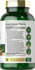 Carlyle Fruits and Veggies capsules dispensed from bottle support a simple daily ritual.