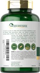 Carlyle Ginkgo Biloba capsules close-up showcasing quick-release capsules for easy ingestion.