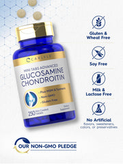 Carlyle bottle open showing convenient daily supplementation.