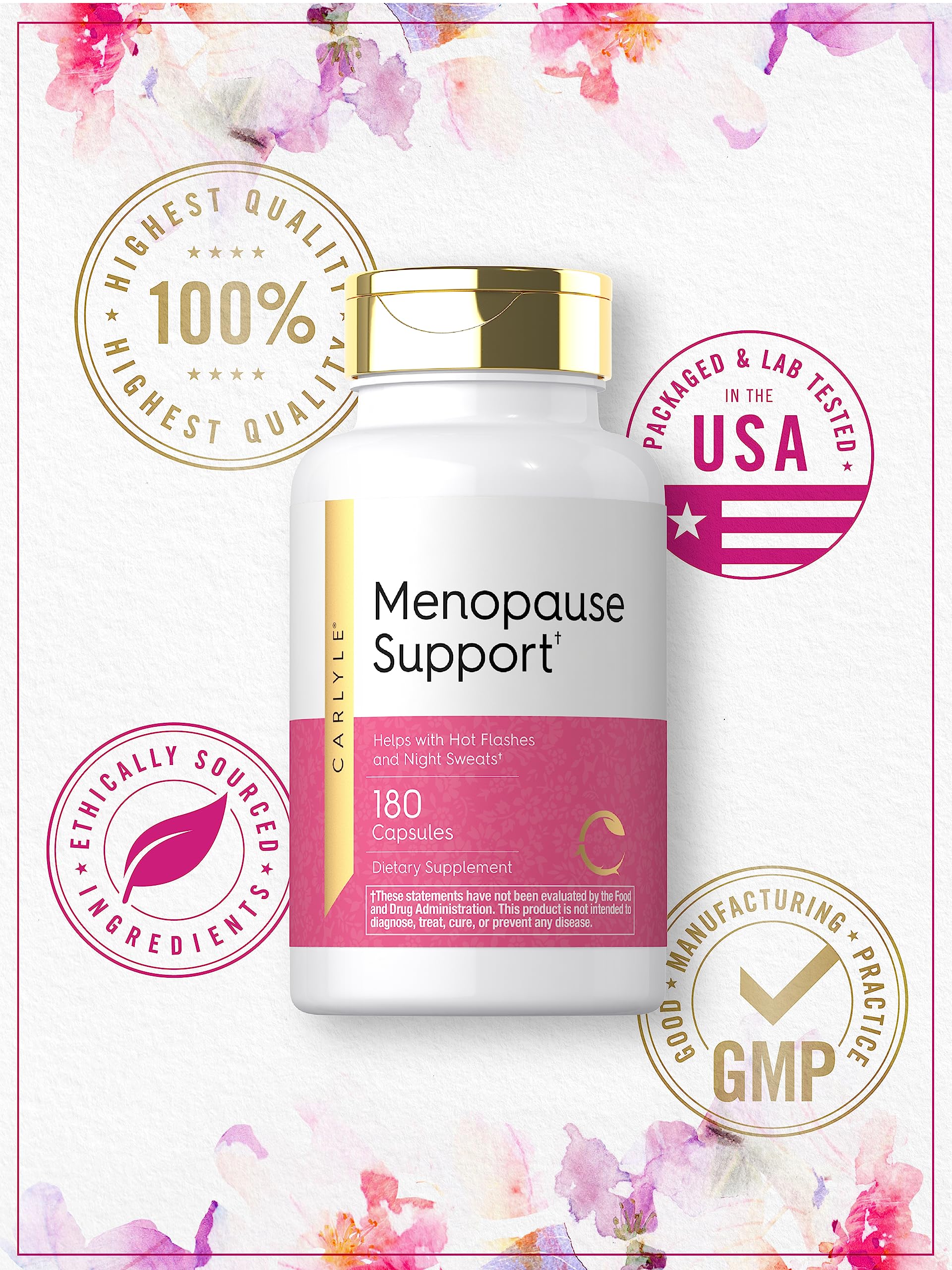 Carlyle gluten-free non-GMO formula label emphasizing clean ingredients