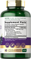 Carlyle Grape Seed Extract capsules ready for everyday wellness routine