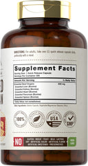 Carlyle Grass-Fed Beef Organ Complex label closeup shows ingredient transparency