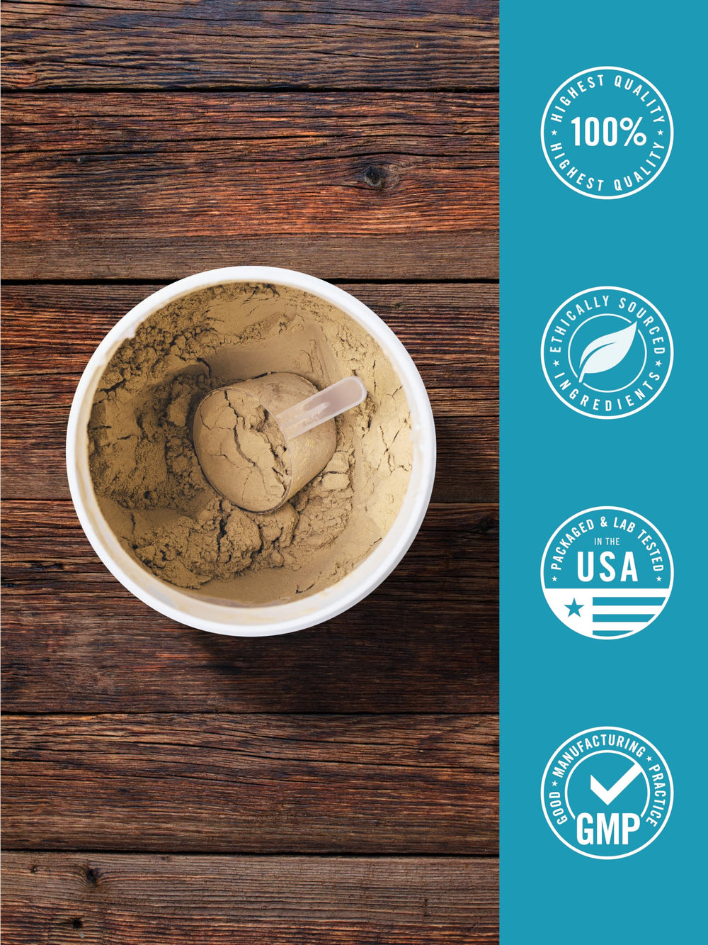 Carlyle Bone Broth Powder ingredients close-up showing sourcing clarity