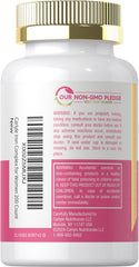 Carlyle iron packaging showcases vegetarian, non-GMO, gluten-free pills.
