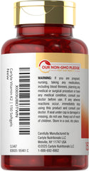 Carlyle K2 MK7 100 mcg label closeup shows clean packaging and purity