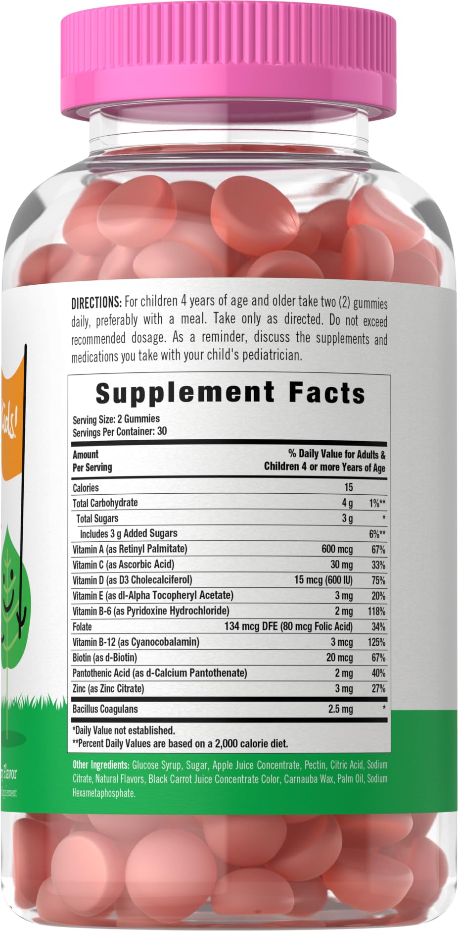 Carlyle Kids Gummies with probiotics for daily gut-friendly support