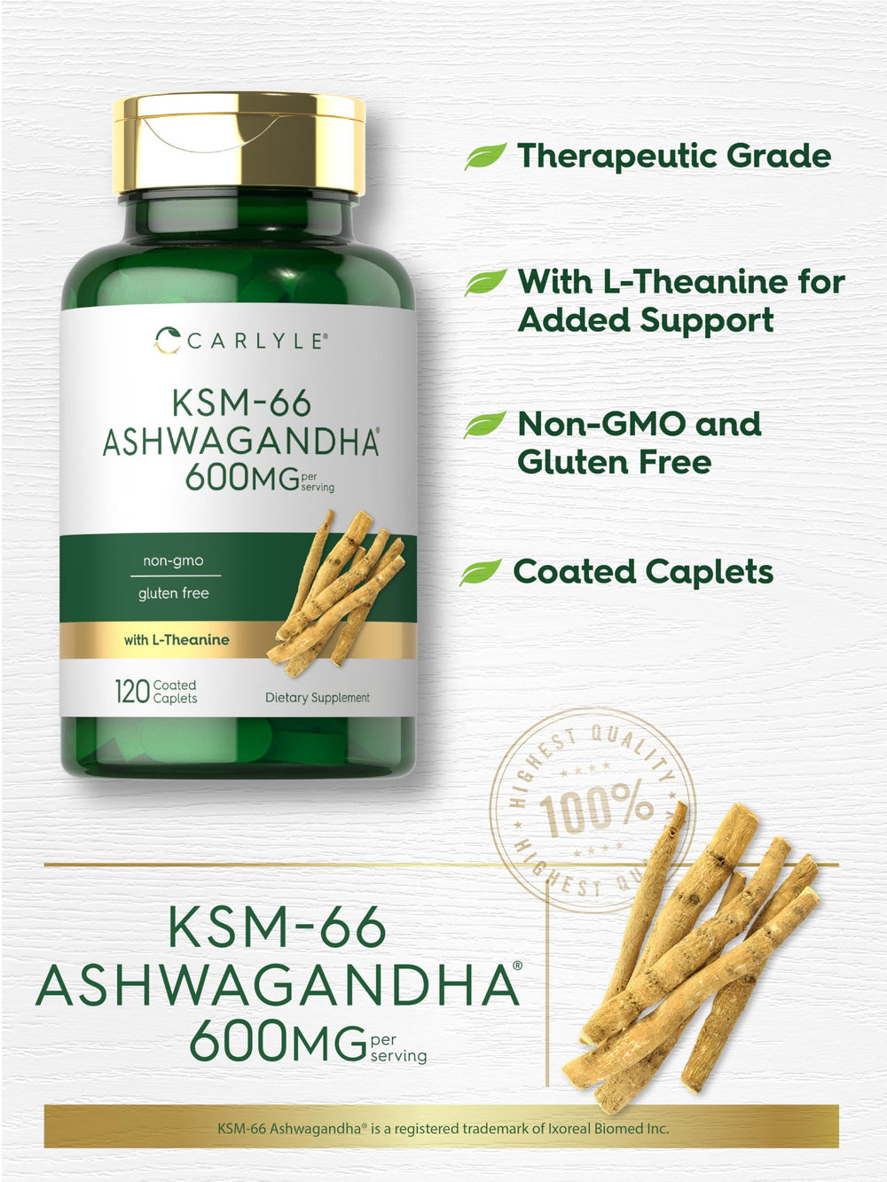 Packaging box image signs lab-tested quality and premium ingredients.