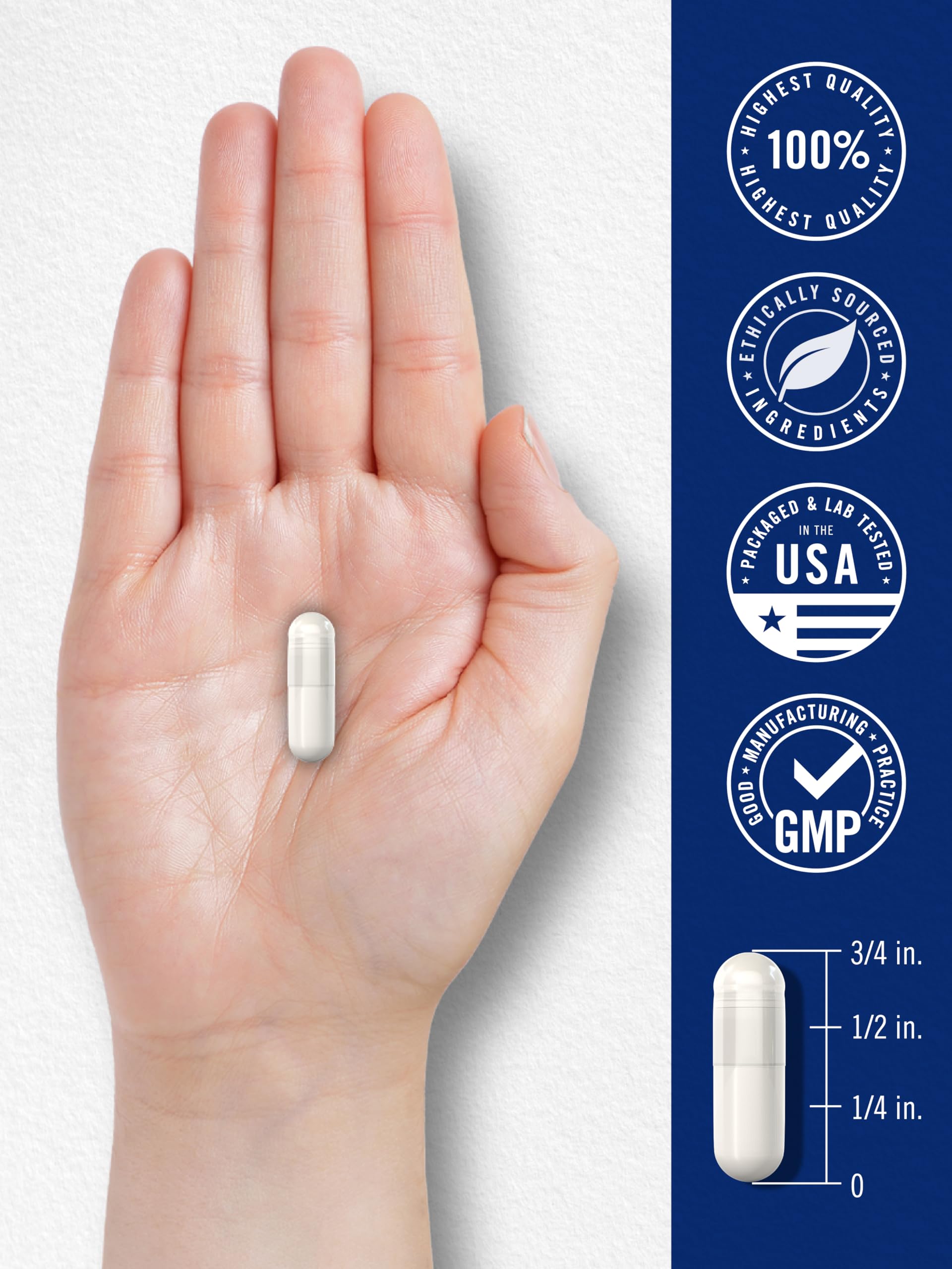 Carlyle L-Methylfolate capsules angle view of compact packaging.