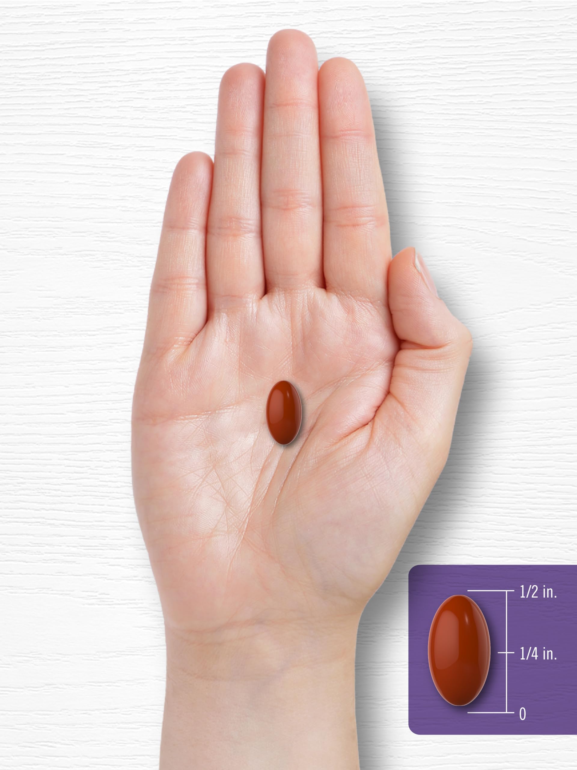 Softgel capsules aligned in row highlighting quick-release design.