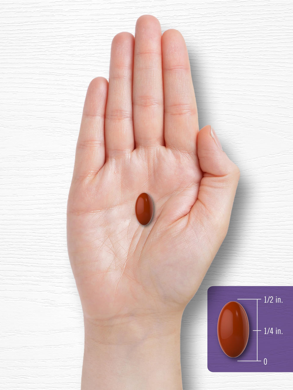 Softgel capsules aligned in row highlighting quick-release design.