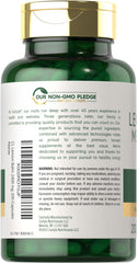 Carlyle Lemon Balm capsules label closeup emphasizes high potency Melissa extract.