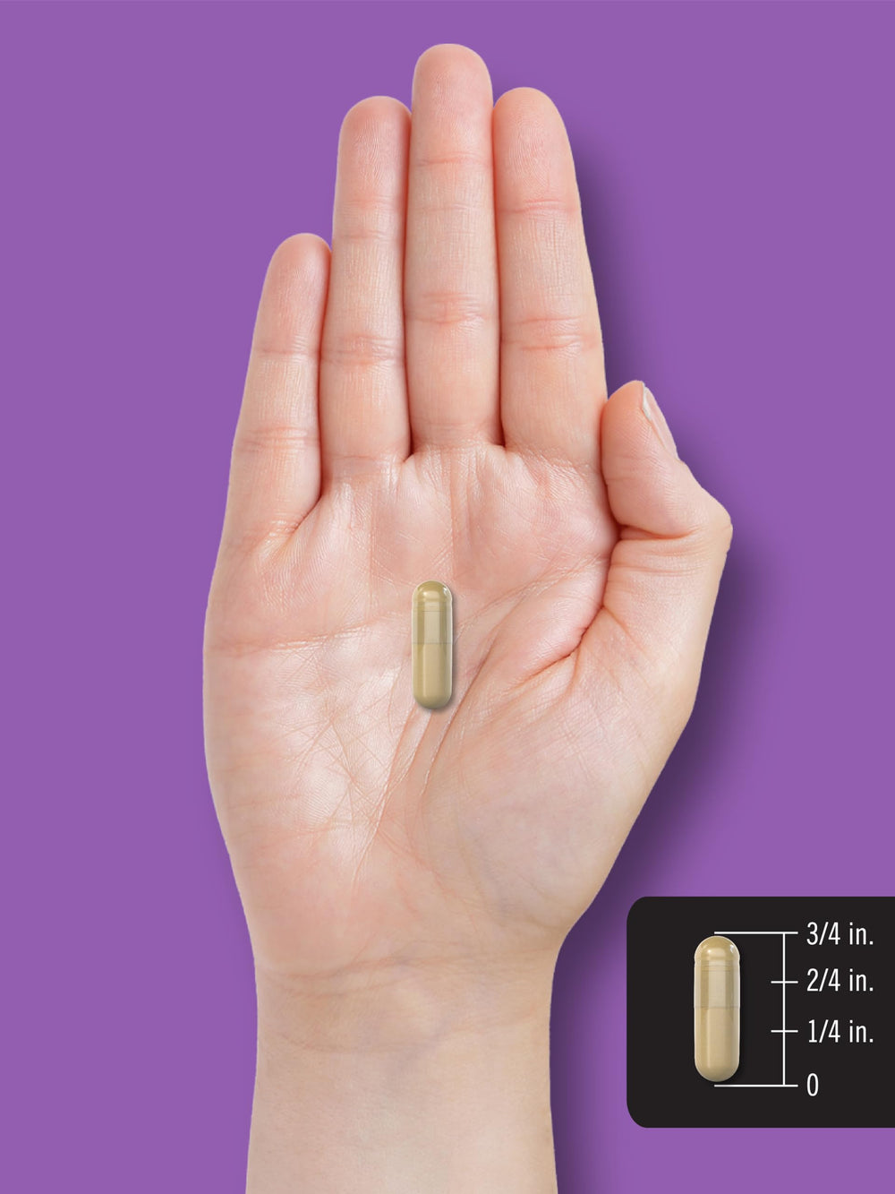 Carlyle Melatonin bottle shows 120-capsule count for a two-month supply.
