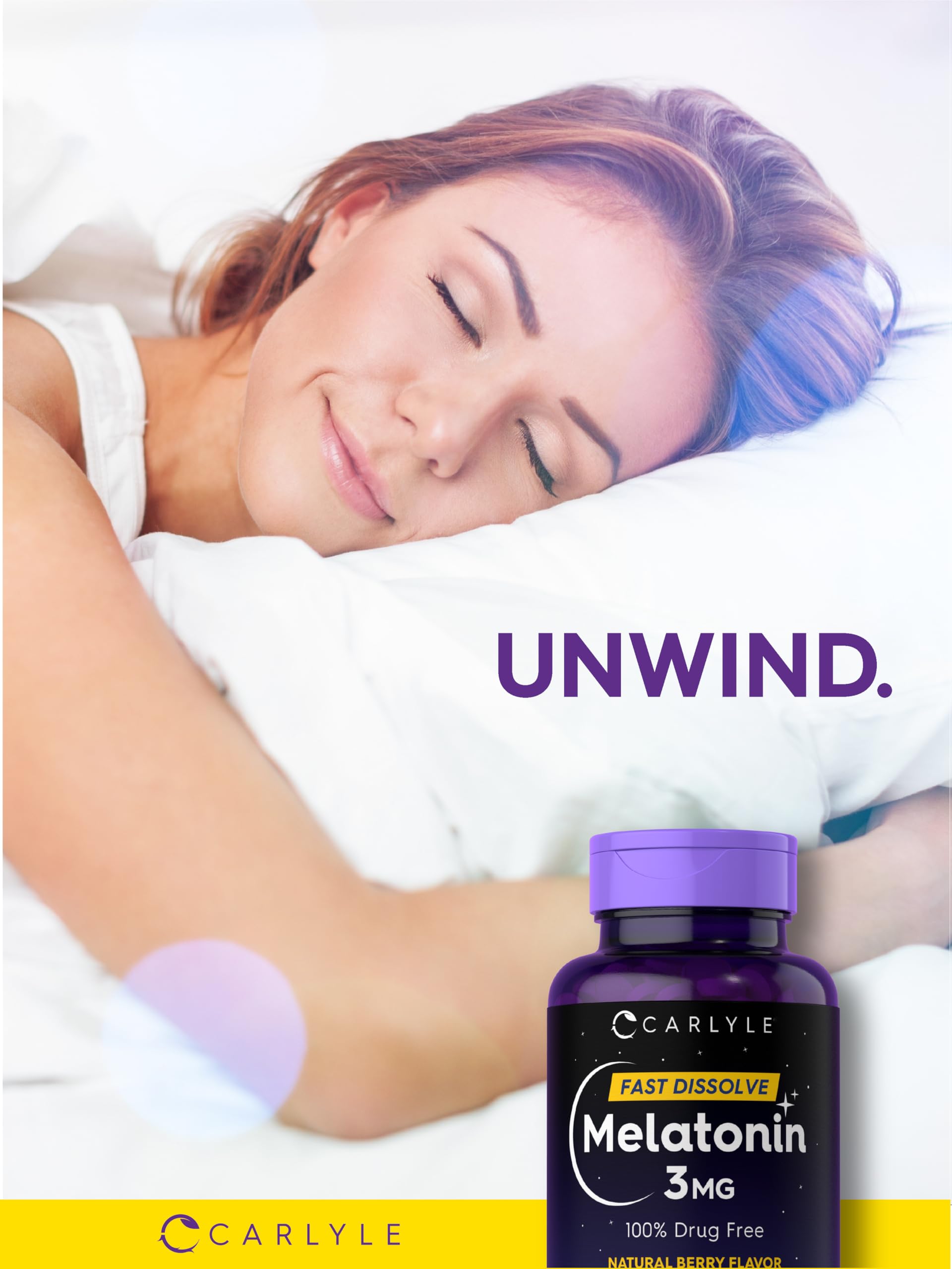 Carlyle Melatonin gluten-free label for gluten-conscious users