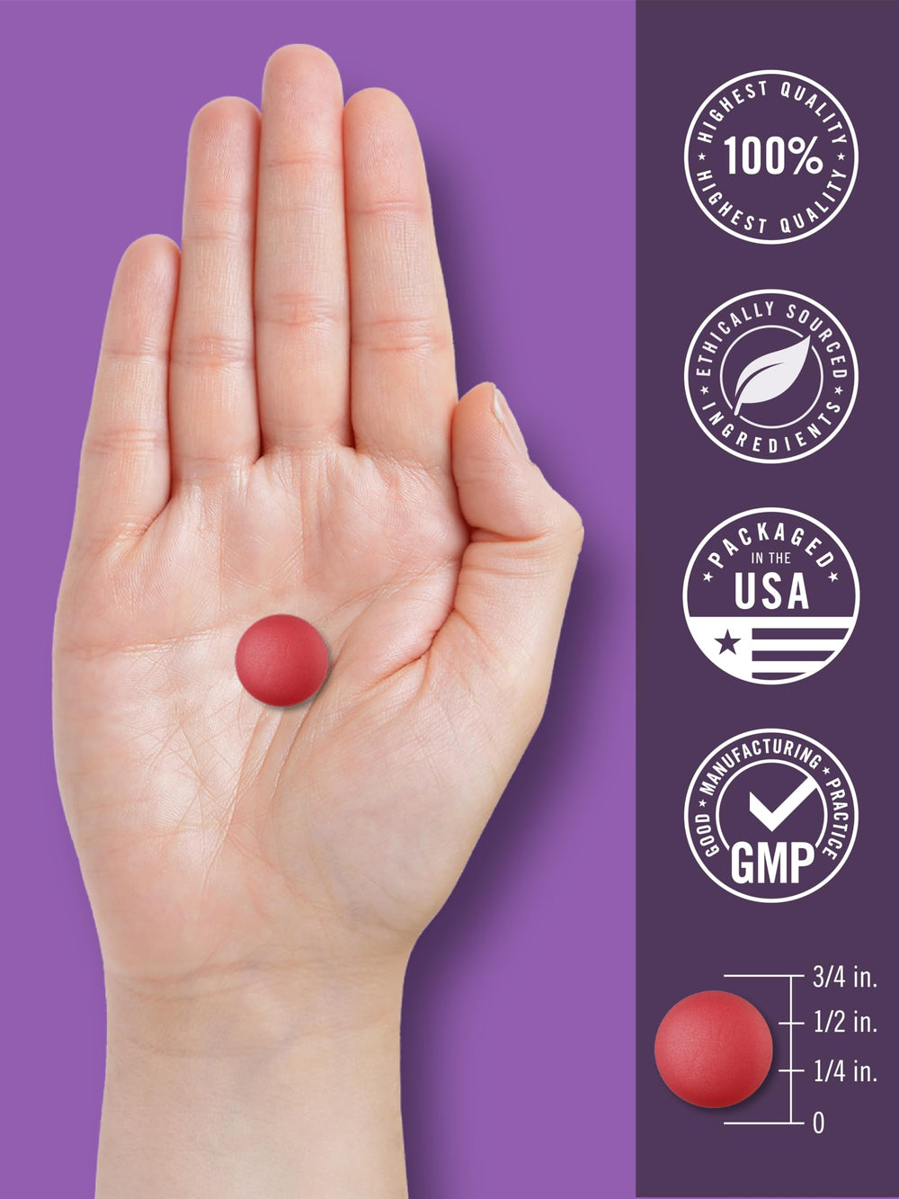 Gluten-free and vegan seal on Carlyle melatonin gummies packaging