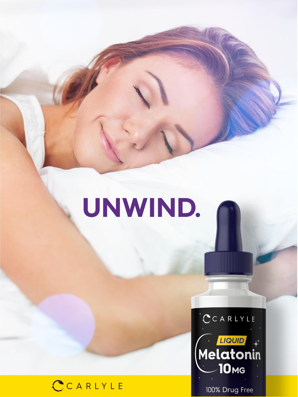 Carlyle Melatonin liquid drops in berry flavor