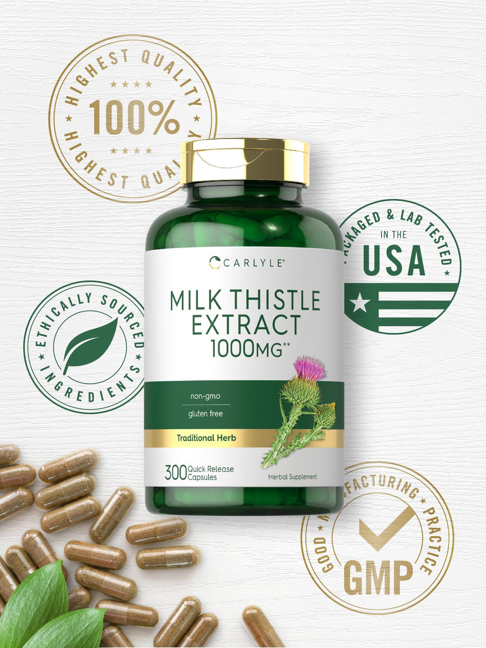 Packaging and branding by Carlyle convey trust.