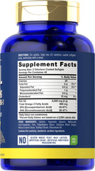 Carlyle odorless lemon fish oil bottle for odor-free supplementation