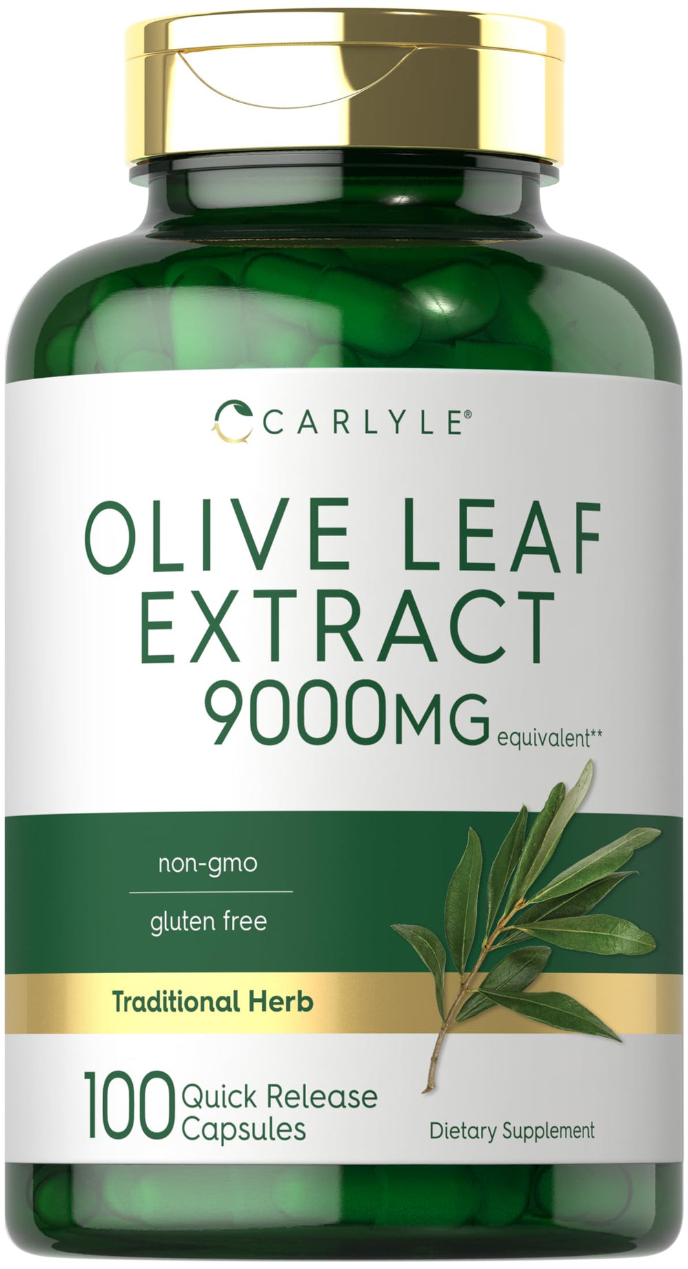 Carlyle Olive Leaf Extract bottle ready for daily wellness routine
