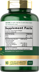 Carlyle olive oil softgel capsules arranged for convenient daily use