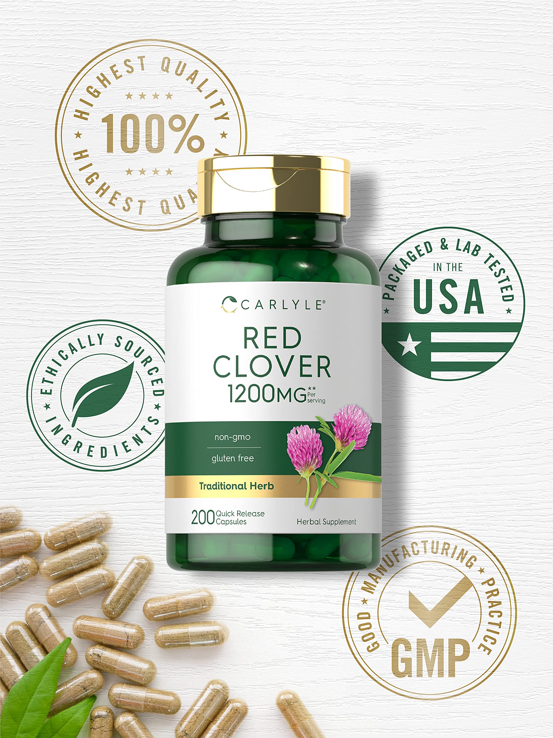 Packaging close-up on Carlyle product highlighting clean-label design.