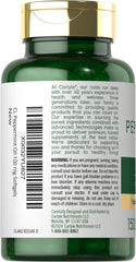 Carlyle Peppermint Oil Capsules label shows ingredients and non-GMO claim.