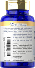 Carlyle Potassium Magnesium label information shows potassium and magnesium per serving