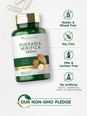 Carlyle packaging box highlighting root extract and non-GMO formulation.