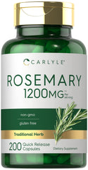 Carlyle Rosemary Capsules bottle demonstrates premium quality for daily use