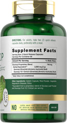 Carlyle Soursop Leaves bottle showing gluten-free and non-GMO info.