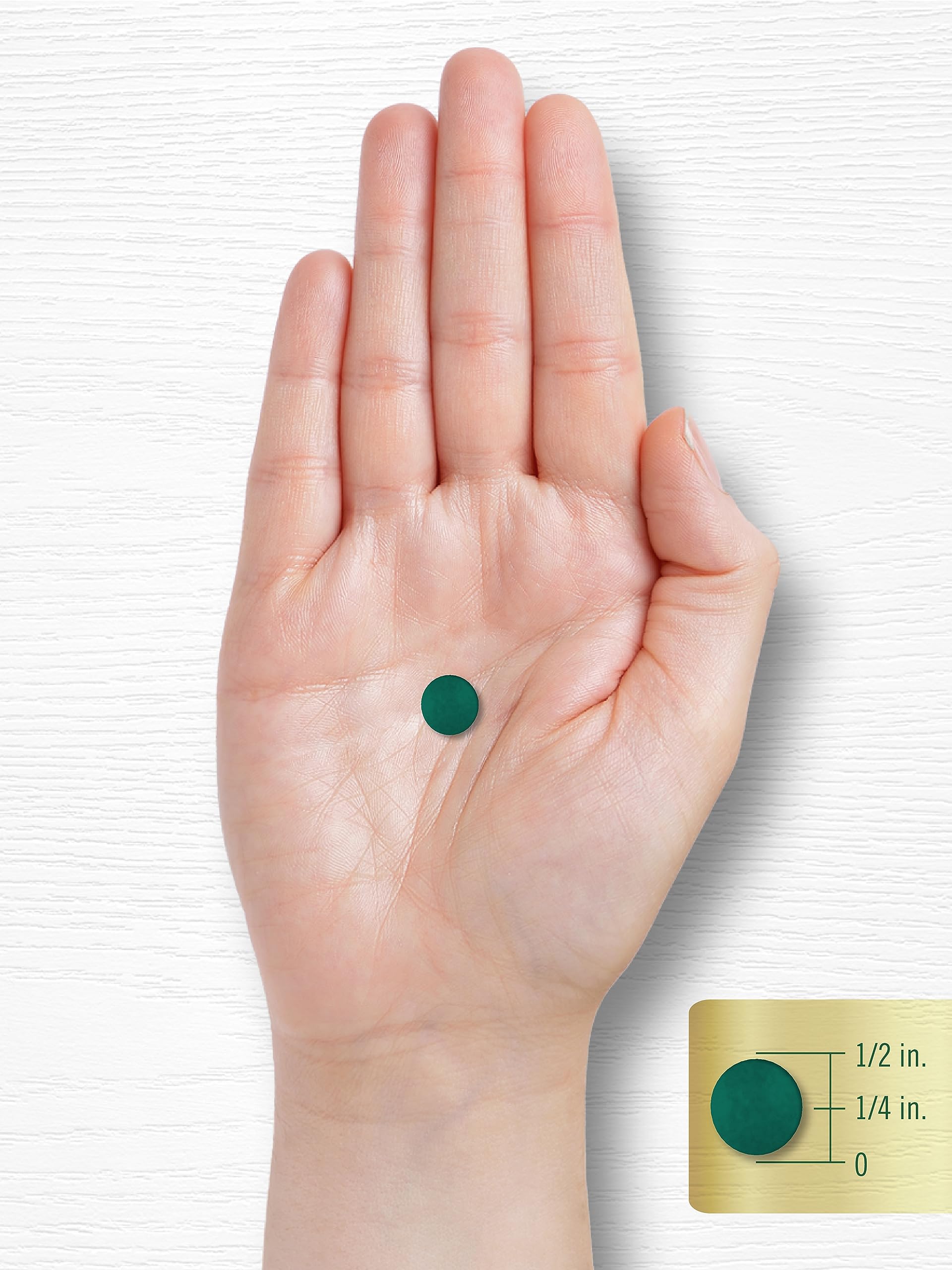 Carlyle Spirulina tablets stored in an airtight container.
