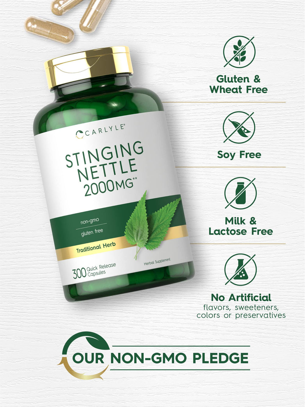 Carlyle product packaging emphasizing premium quality for reliable daily use
