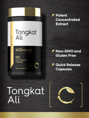 Carlyle Tongkat Ali gluten-free non-GMO packaging supports allergen-friendly choice.