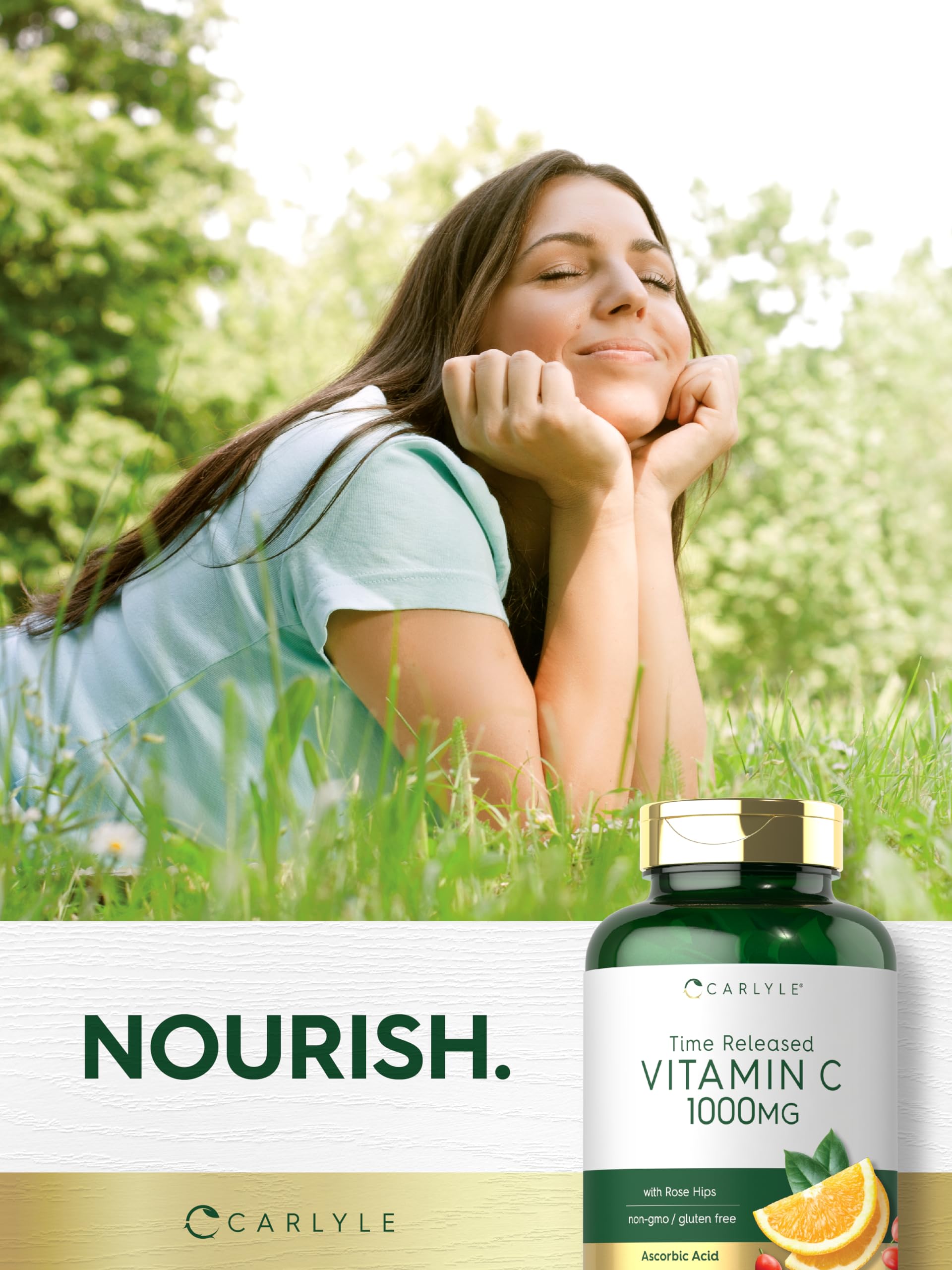 Lab-tested Carlyle Vitamin C 1000mg ensures reliable ingredient standards