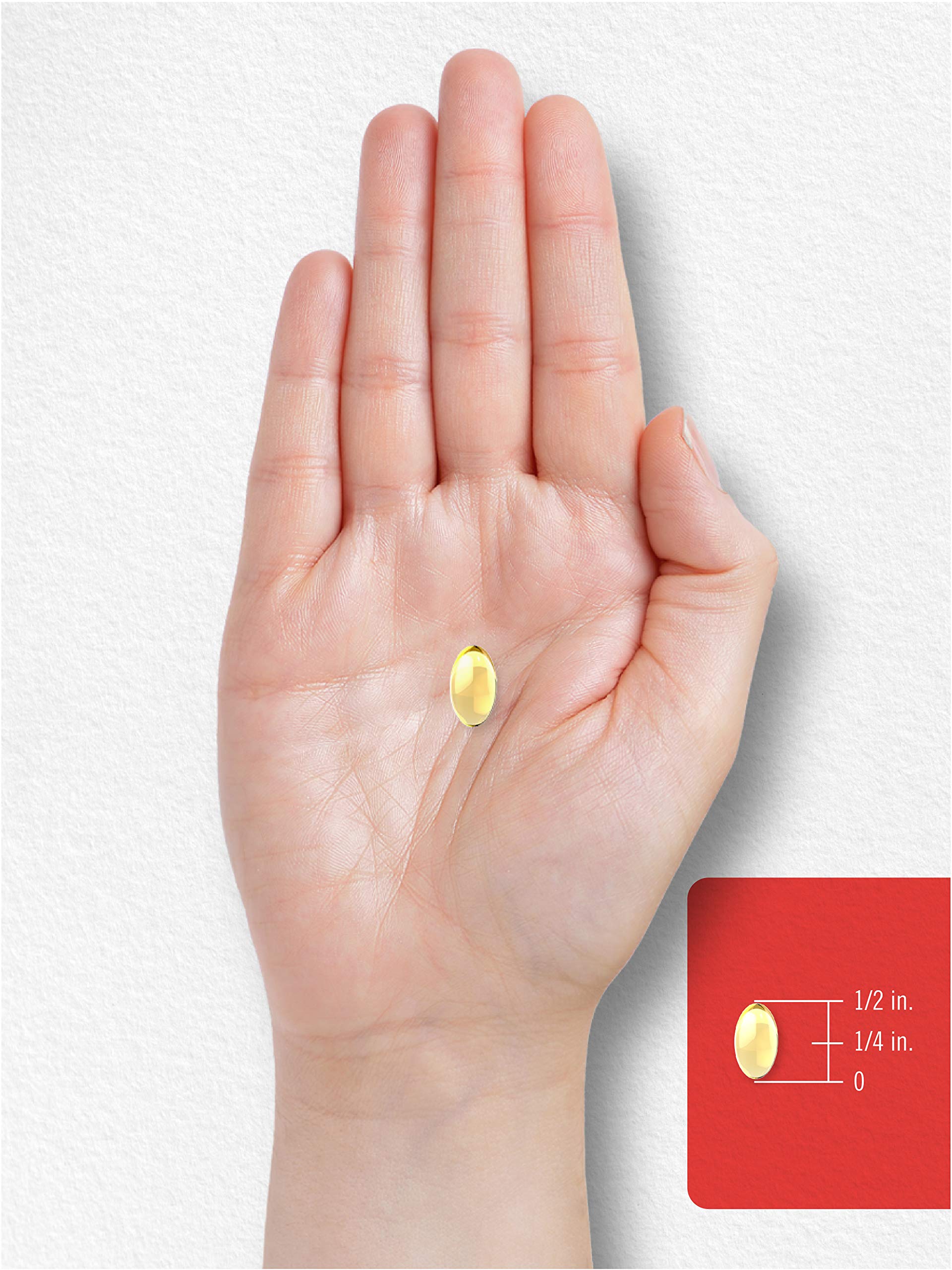 Carlyle Vitamin D3 capsule close-up showing softgel texture for dosing