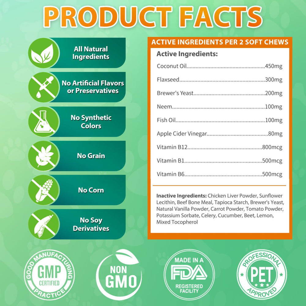 Carmelie all-breeds dog chewables for dogs of any size.