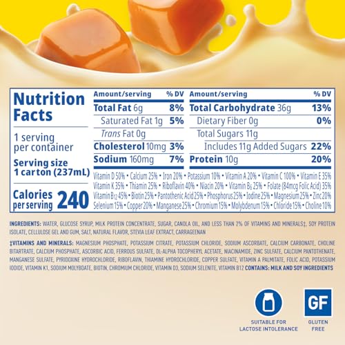 Box displays the 24-pack packaging for easy family nutrition