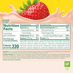 Carnation Breakfast Essentials High Protein strawberry front-label shows protein per serving.