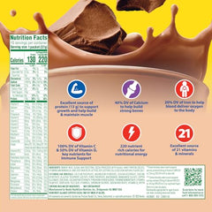 Carnation high-protein powder with skim milk delivers a protein boost.